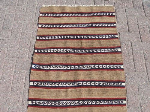 3x5 Small kilim rug - rugs for living room, small runner rug - Picture 3 of 10