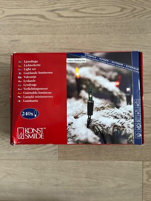 Lichterkette Konstsmide F240 mehrfarbige Leuchtmittel Innen/Außen