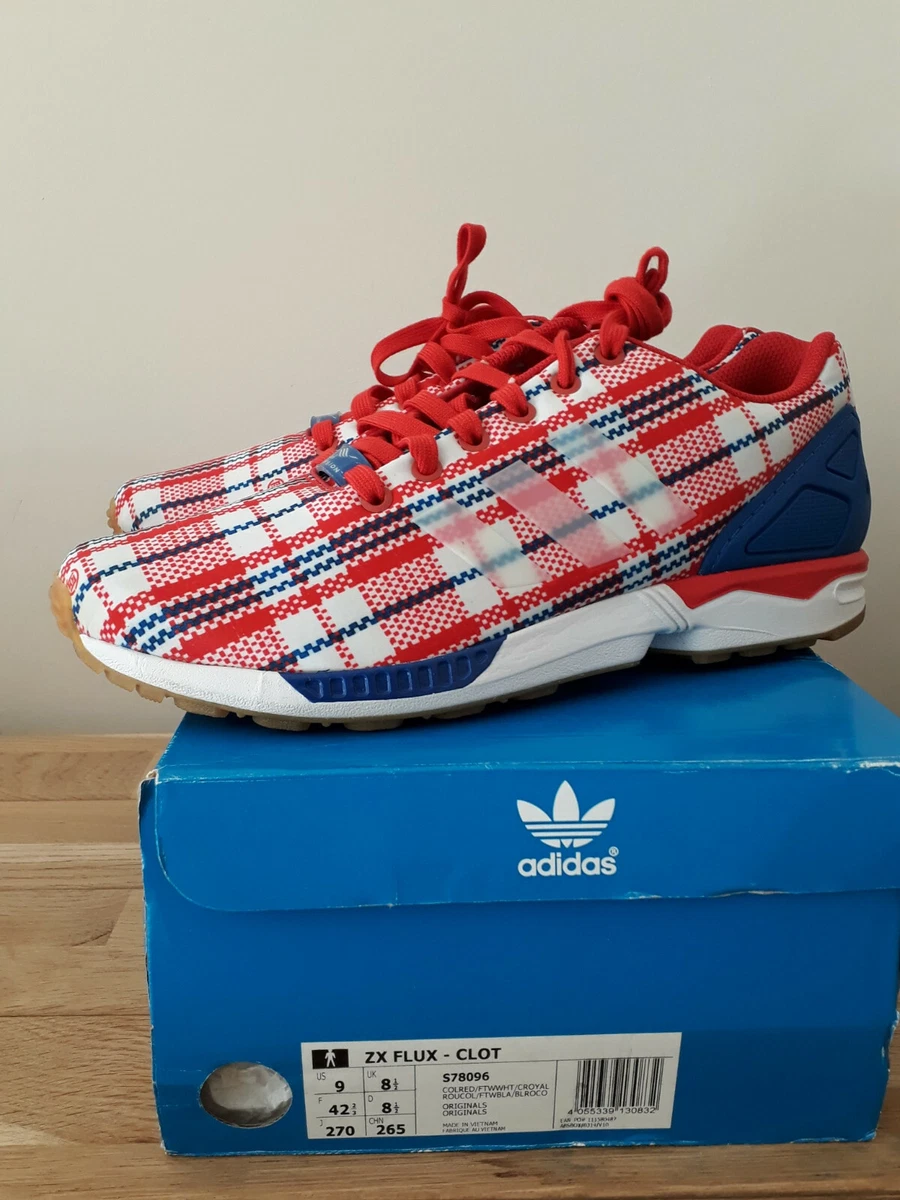 CLOT x Adidas Consortium ZX Flux Size 9US Worn once