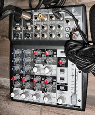 BEHRINGER XENYX1002 analog mixer With Manual  Bundle With Other Items In Pic