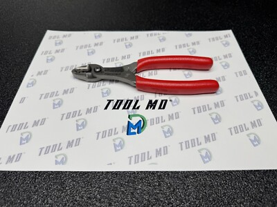 #ad #ad Snap on Tools USA NEW Red Soft Grip 7quot; Wire Stripper Cutter Crimper PWCS7ACF $99.95