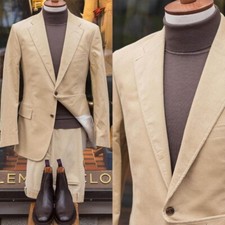 Men's Spring Autumn Corduroy Suits Slim Fit for Wedding Business Banquet Suits