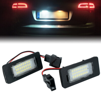 2 x LED Kennzeichenbeleuchtung Kennzeichenleuchten für Audi A1 A3 A4 A5 A6 Q7,TT