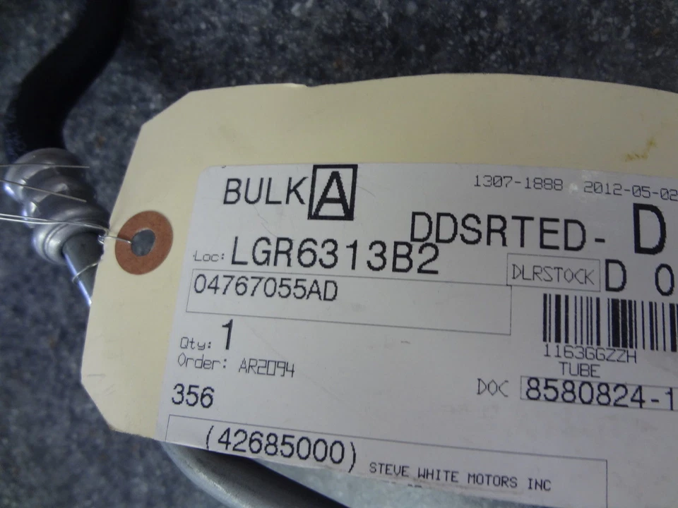 Manguera de línea de presión para enfriador de aceite de transmisión 98-04 Intrepid Concorde LHS 300M 3,5 L Foto 4 de 4