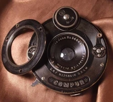 Zeiss Protar V 140mm f18 in Compur covers 8x10 tiny lens Large Format