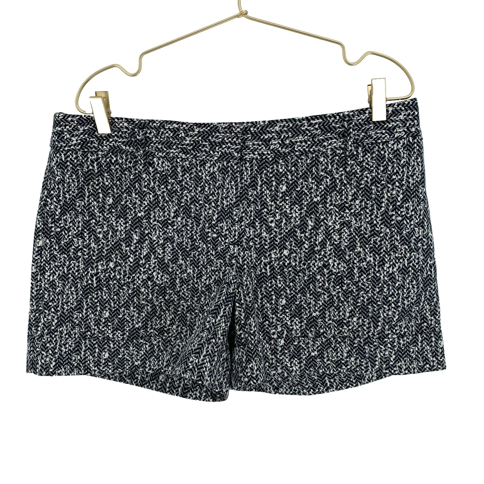 Mezcla de algodón de mujer Express Pantalones Cortos geométrica para Mujeres