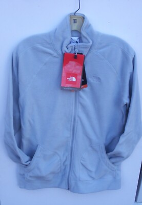 The North Face Womens Fifer Polartec Microvelour Full Zip Jacket-M,L,XL-Grey-New