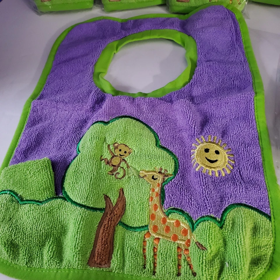 LOTE NOVO de 5 babadores infantis Norwex  - Imagem 2 de 3