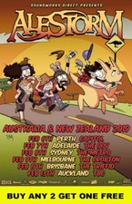 ALESTORM 2019 Laminated Australian Tour Poster A4 FREE POST