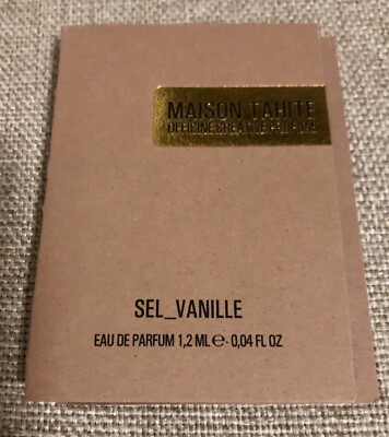 Authentic Maison Tahiti Officine Creative Perfume Sel Vanille