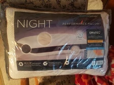 Bedgear Performance Pillow "NIGHT" - DriTec Side Sleepers 20" x 26"