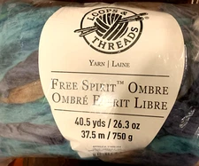 1 New 750 gm Skein Free Spirit Loops & Threads Yarn DEEP FOREST Color