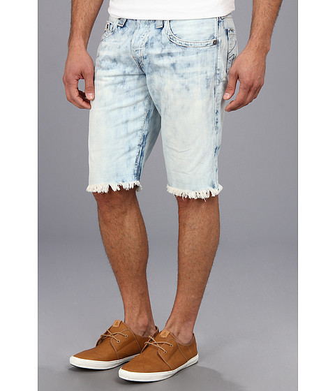 $228 NEW True Religion Jeans Mens Geno Slim Straight Cut-Off