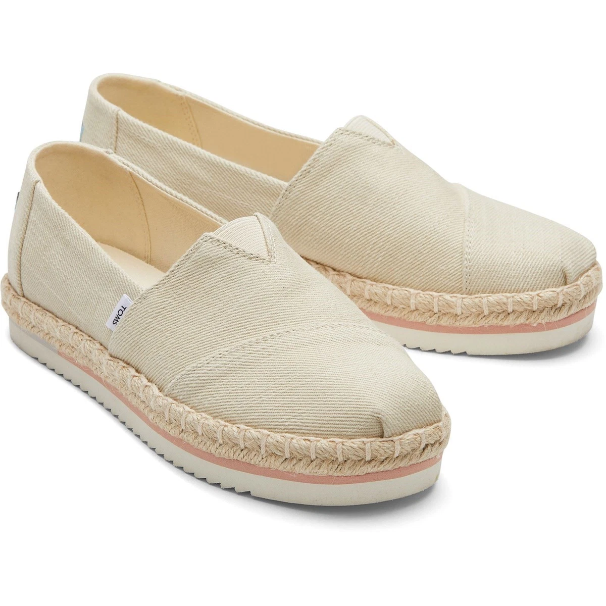 Toms platform best sale alpargata