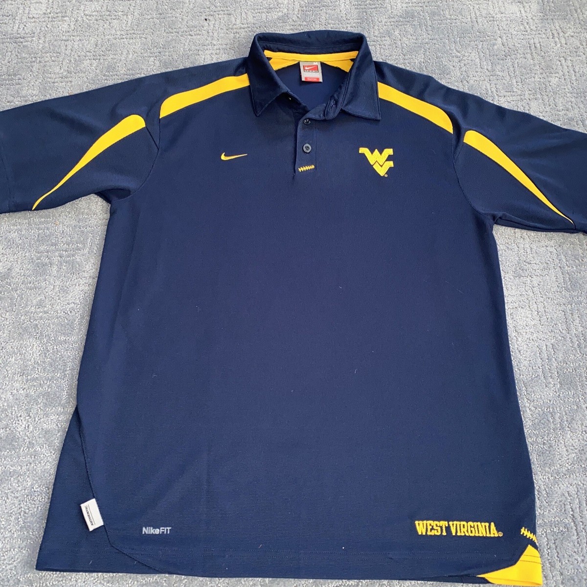 west virginia nike polo
