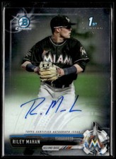 2017 Bowman Draft Chrome Draft Pick Autographs #CDA-RM Riley Mahan