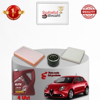 Set Service 3 Filter + ÖL Alfa Romeo Mito 1.4 16V 70KW 95CV Von 2008->