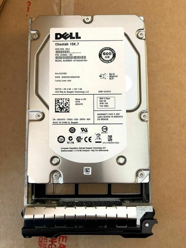 Dell W347K 0W347K ST3600057SS 600GB 15K 6G 3.5" SAS HARD DRIVE With Tray - Picture 3 of 5