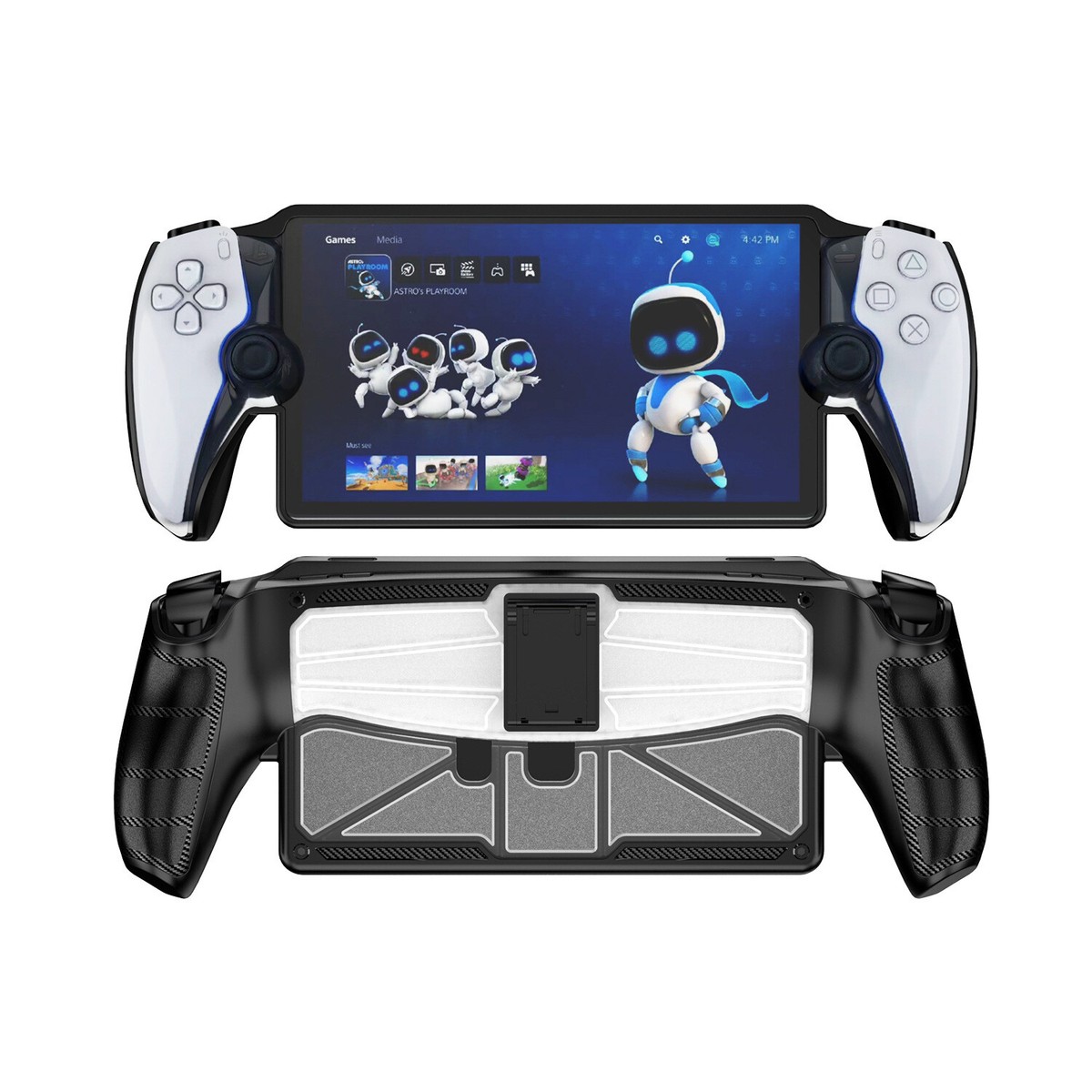 Protective Case For Sony PlayStation Portal Shockproof with Stand Bracket  TPU+PC