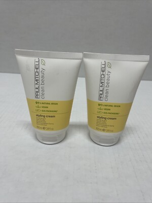 2 Pack-Paul Mitchell Clean Beauty Styling Cream - 3.4 Fl Oz