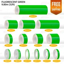 BRIGHT GREEN PIN STRIPE Car Model Streamline Adhesive TAPE Decal Vinyl Sticker