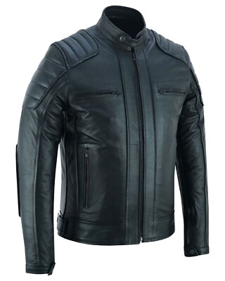 Leder Motorrad Motorradjacke Echtleder