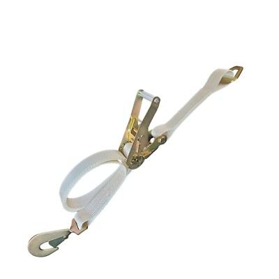 USA 2'' x 10' Corner Ratchet Tent Strap w/D Ring & Twisted Snap Hook Event Canopy