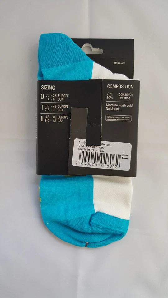 ASSOS CLASSIC Nuevos Calcetines de Ciclismo Federación Calcetines Hechos en Italia EE. UU. 9,5-12 UE 43-46 Foto 2 de 3