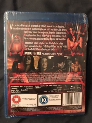 EMBODIMENT OF EVIL (2008) Coffin Joe (UK All-Region BLU-RAY) BRAND NEW & SEALED - Imagen 2 de 2