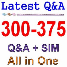 Cisco Best Practice Material For 300-375 Exam Q A SIM