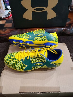 Under Armour Mens CF Force 2.0 FG 1264202-709 Yellow/Green  display picture 3