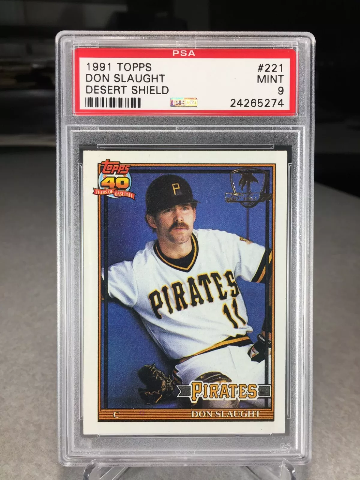 Don Slaught trading card