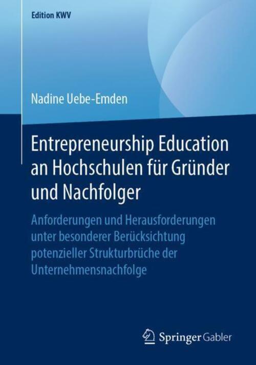 Thumbnail - Nadine Uebe-emden | Entrepreneurship Education An Hochschulen Für