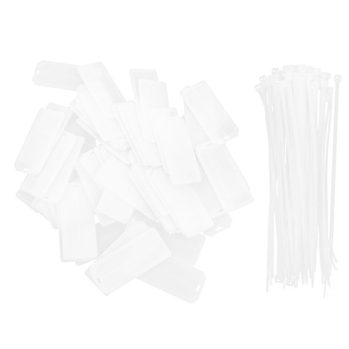 50 Pcs Cable Identification Plate Label Labels Tags for Management - Afbeelding 8 van 12