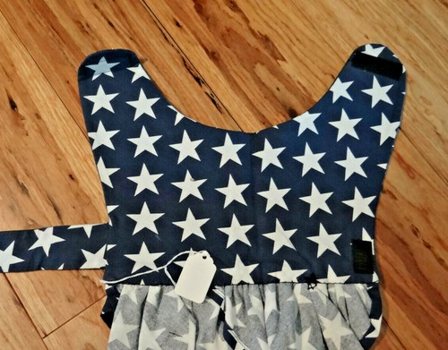 Abito Hankie Bark Avenue Originale Patriottico Denim Con Stella - Taglia S - Foto 10 di 12