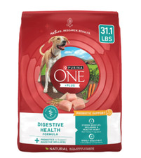 Purina ONE Plus Digestive Health Dry Dog Food, High Protein Chicken, 31.1 lb