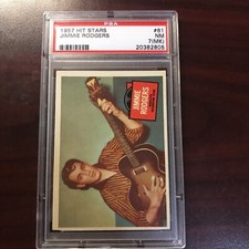 1957 Topps Hit Stars Trading Cards 38