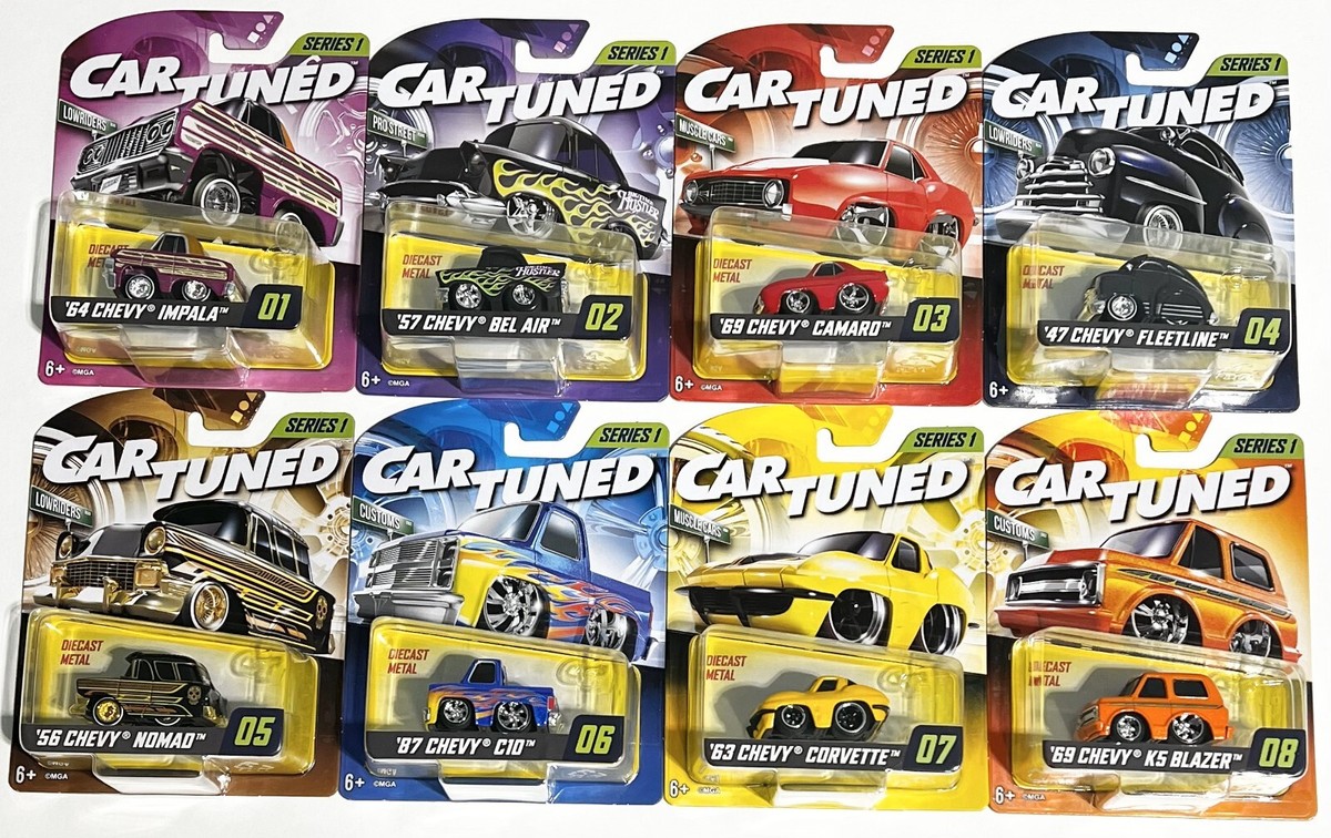 CAR TUNED JDM ミニカーセット シリーズ1 Car Tuned new JDM SERIES 1 COMPLETE SET OF 8 SEALED FREE