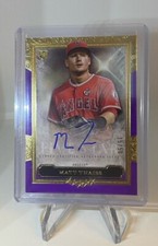 2020 Topps Five Star Matt Thaiss Rookie RC Auto Purple /50 Los Angles Angels