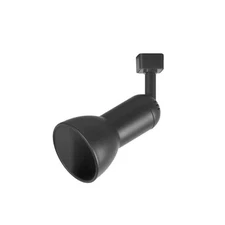 Hampton Bay 1-Light Black Linear Track Lighting R20/PAR20 Medium Step Head