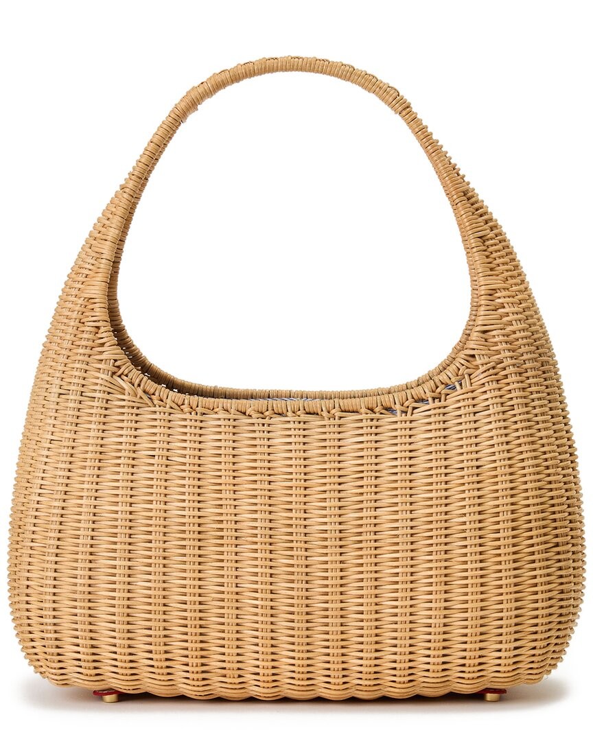 Женская плетеная сумка JMclaughlin желтого цвета 19190₽