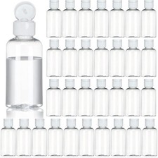 100pk 1.7oz Empty Squeeze Bottles Flip Cap Travel Refillable