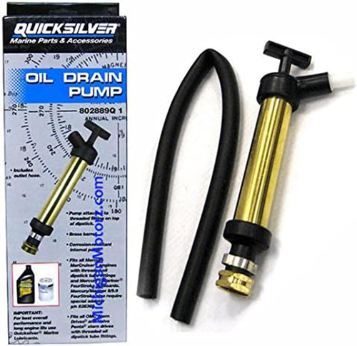 802889A1 Crankcase Oil Pump, Manual Marine Engine Oil Extractor with Hose, Fits - Picture 6 of 12