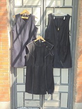 Lot Of 3 Wool Pinafore Dresses Plus Size Eshaktii Gap Fall