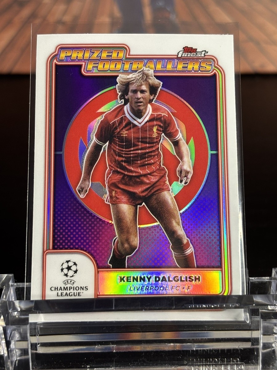 Kenny Dalglish 2024-25 Topps Finest UEFA Liverpool Prized