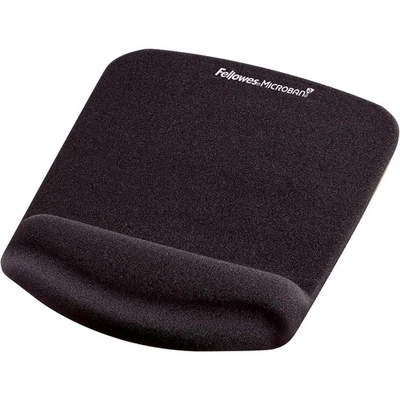 [9252003] Fellowes Repose-poignet PlushTouch avec tapis de souris,noir - Photo 1/2