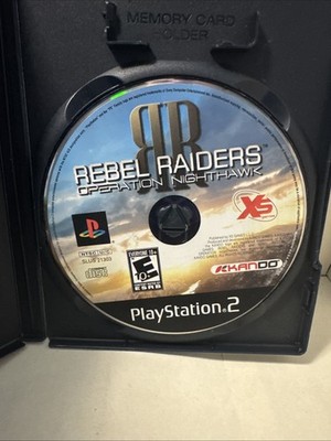 Rebel Raiders: Operation Nighthawk (Sony PlayStation 2, 2006) PS2 Disc Only