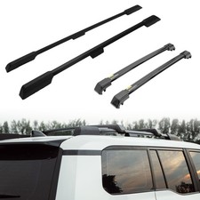 4Pcs Roof Rack Side Rails  Cross Bars for 2024 2025 Toyota Land Cruiser Prado
