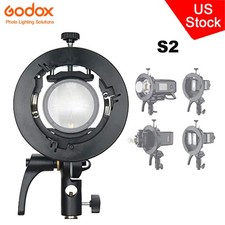GODOX S2 Flash S-Type Bracket with Bowens Mount for Godox V1 V1Pro V100 AD200Pro