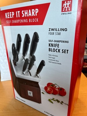 Henckels Zwilling Four Star - 8 Pc. Self-Sharpening Knife Block Set 1018643